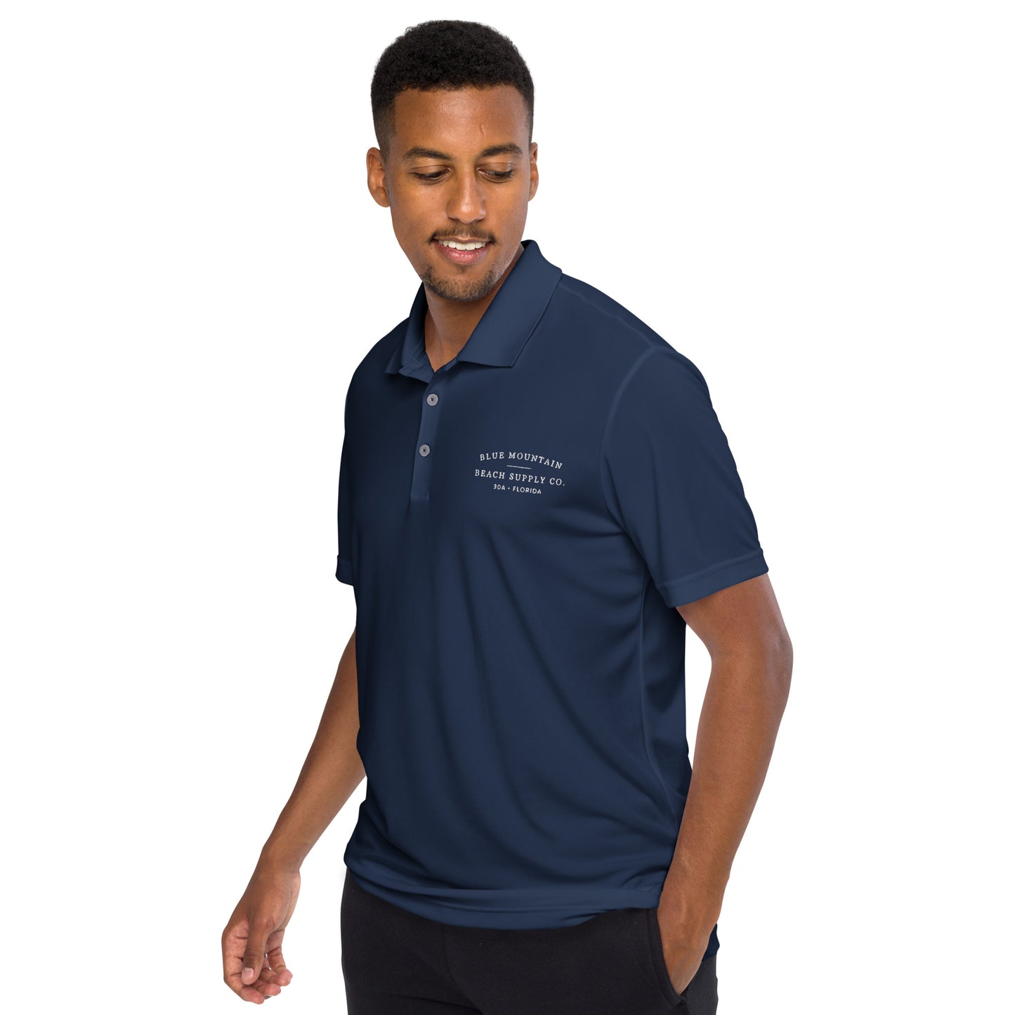Blue Mountain Beach adidas performance polo shirt