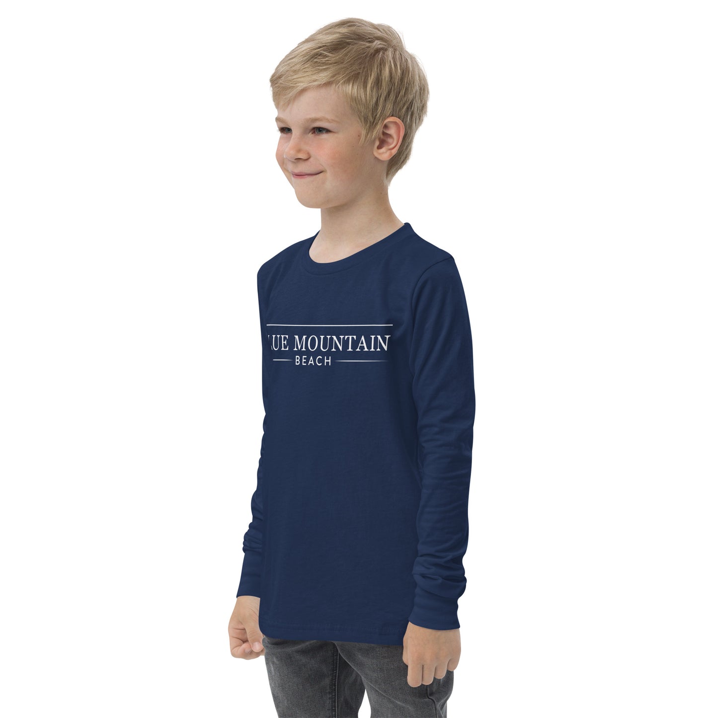 Blue Mountain Beach Youth long sleeve tee