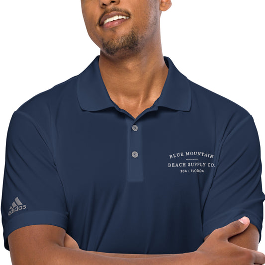 Blue Mountain Beach adidas performance polo shirt