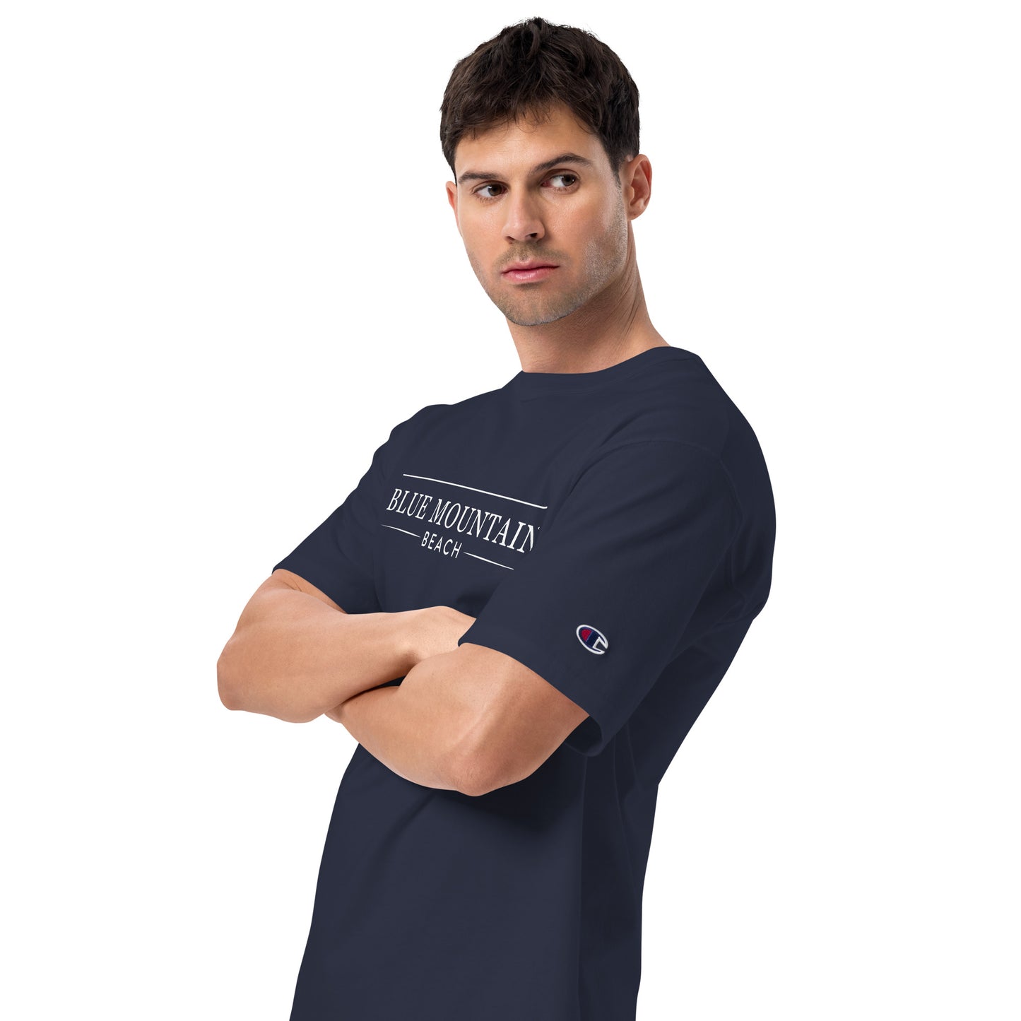 Blue Mountain Beach Men's Champion T-Shirt