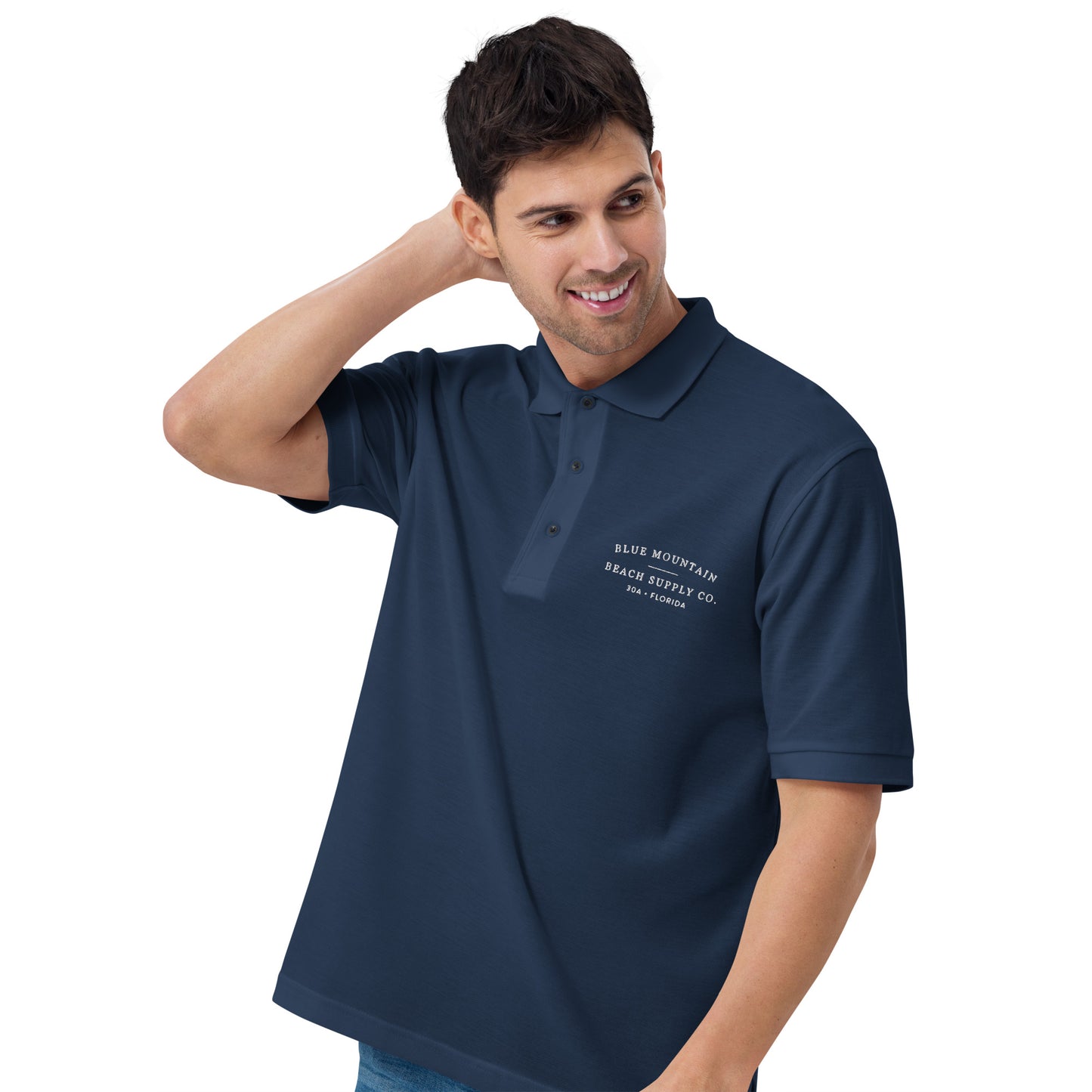 Blue Mountain Beach Men's Premium Polo Port Authority