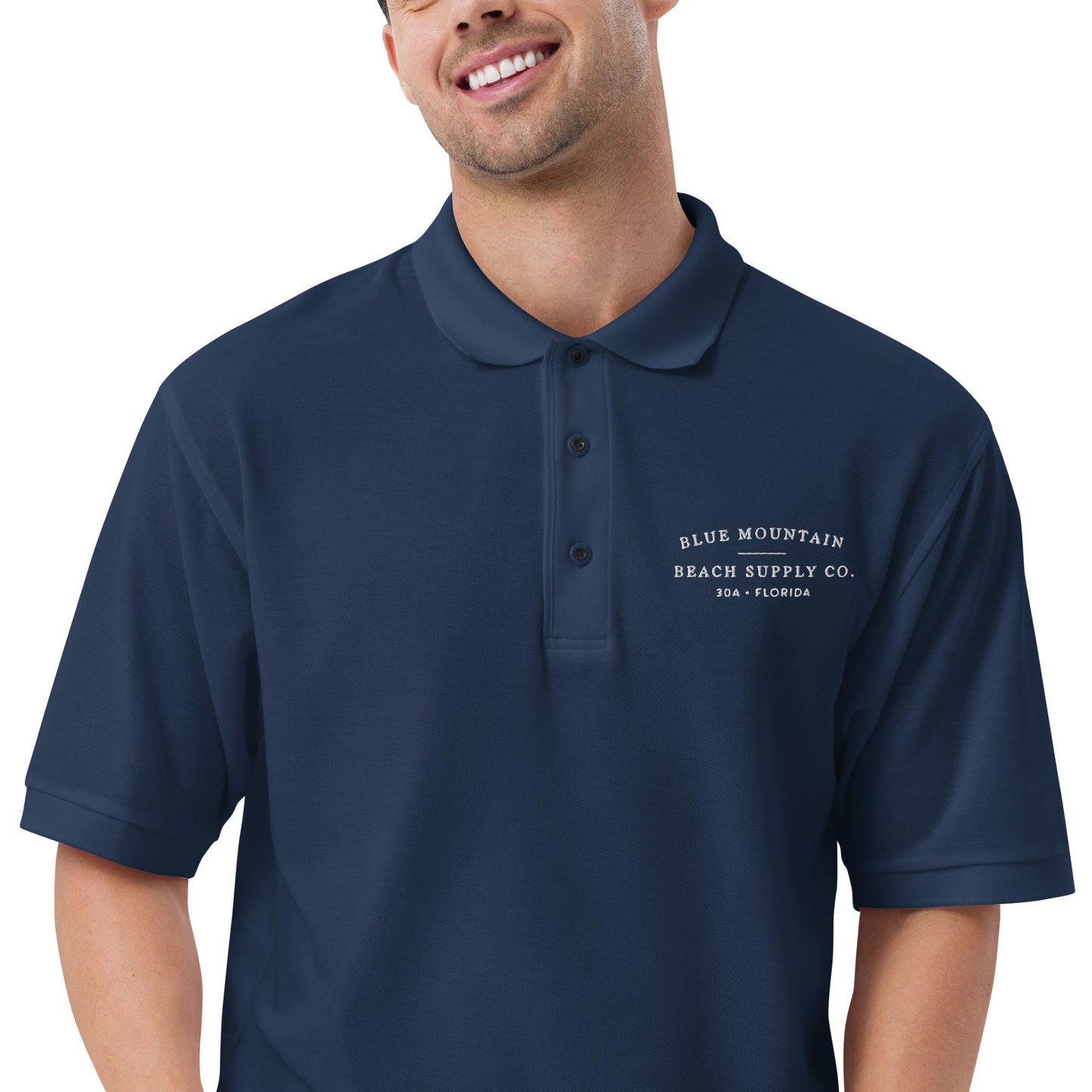 Blue Mountain Beach Men's Premium Polo Port Authority