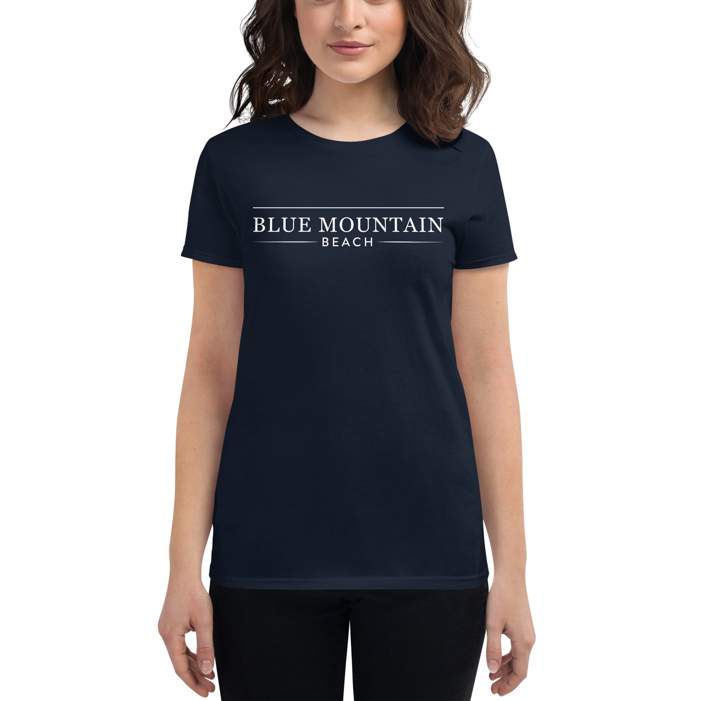 Blue Mountain Beach Women's cut short sleeve t-shirt