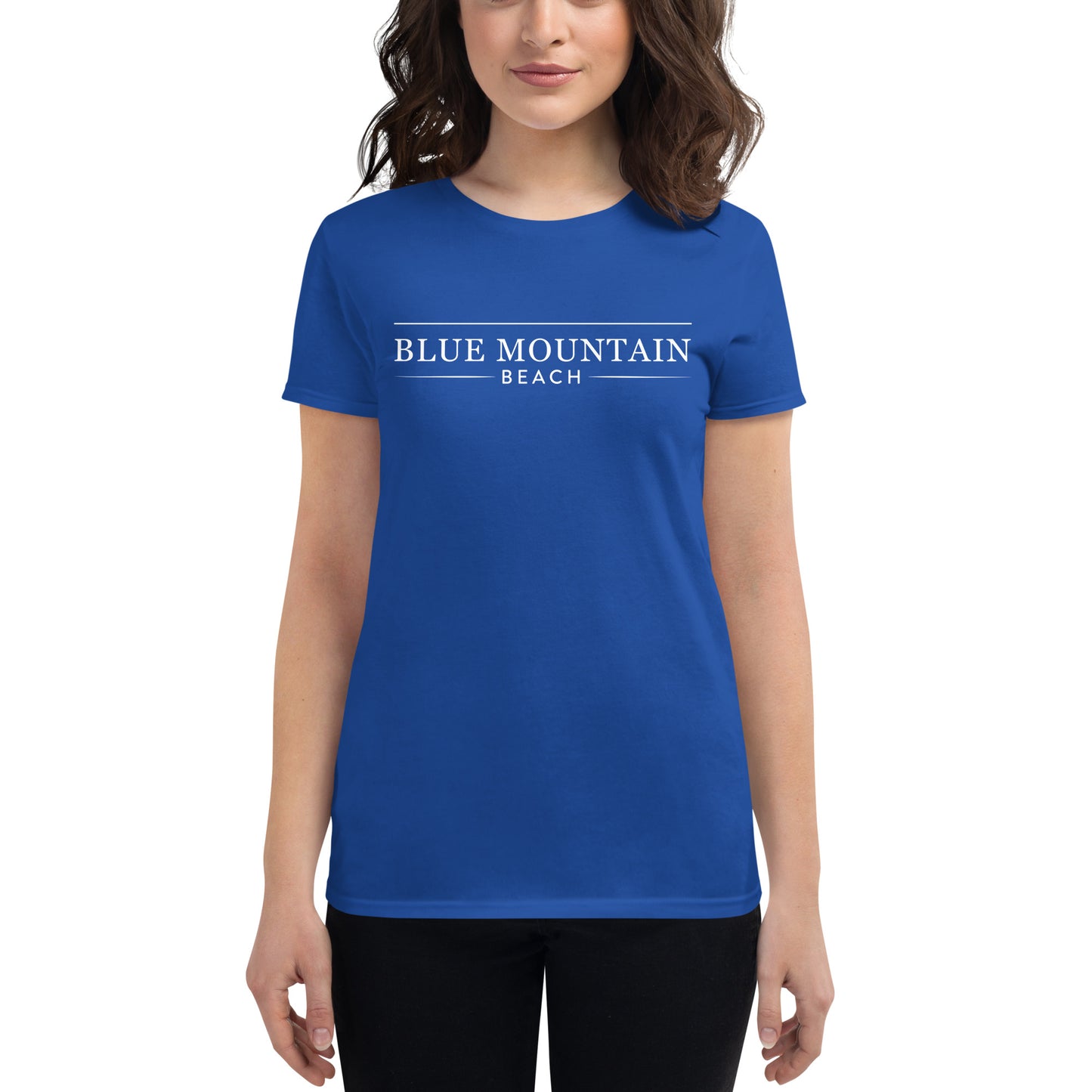 Blue Mountain Beach Women's cut short sleeve t-shirt