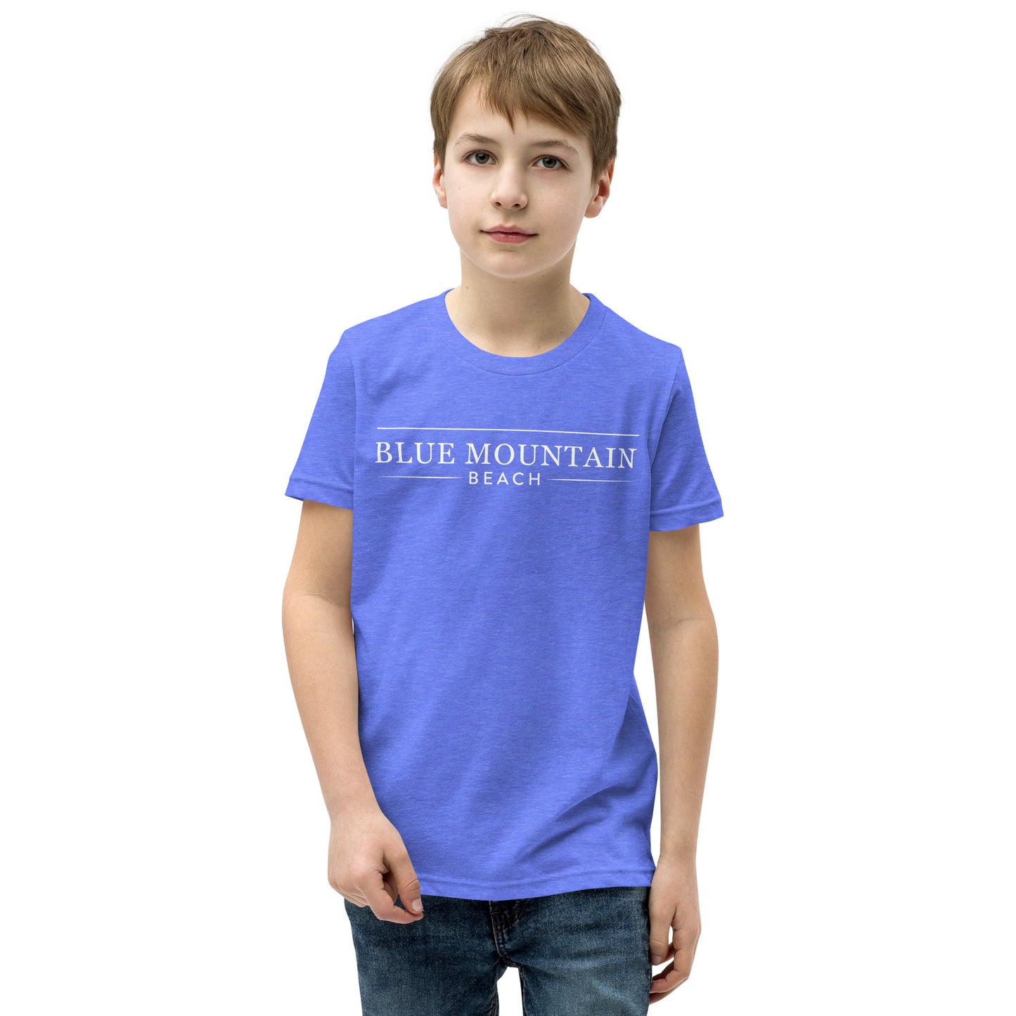 Blue Mountain Beach Youth Short Sleeve T-Shirt