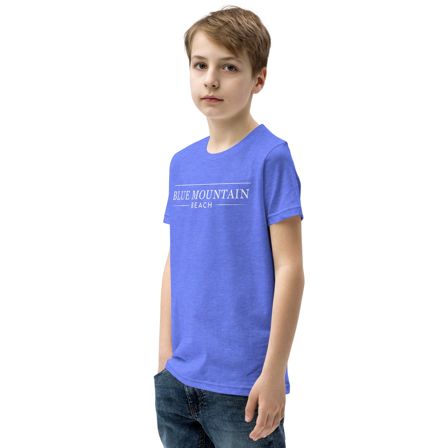 Blue Mountain Beach Youth Short Sleeve T-Shirt