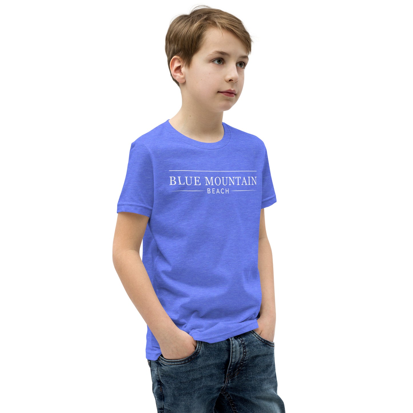 Blue Mountain Beach Youth Short Sleeve T-Shirt