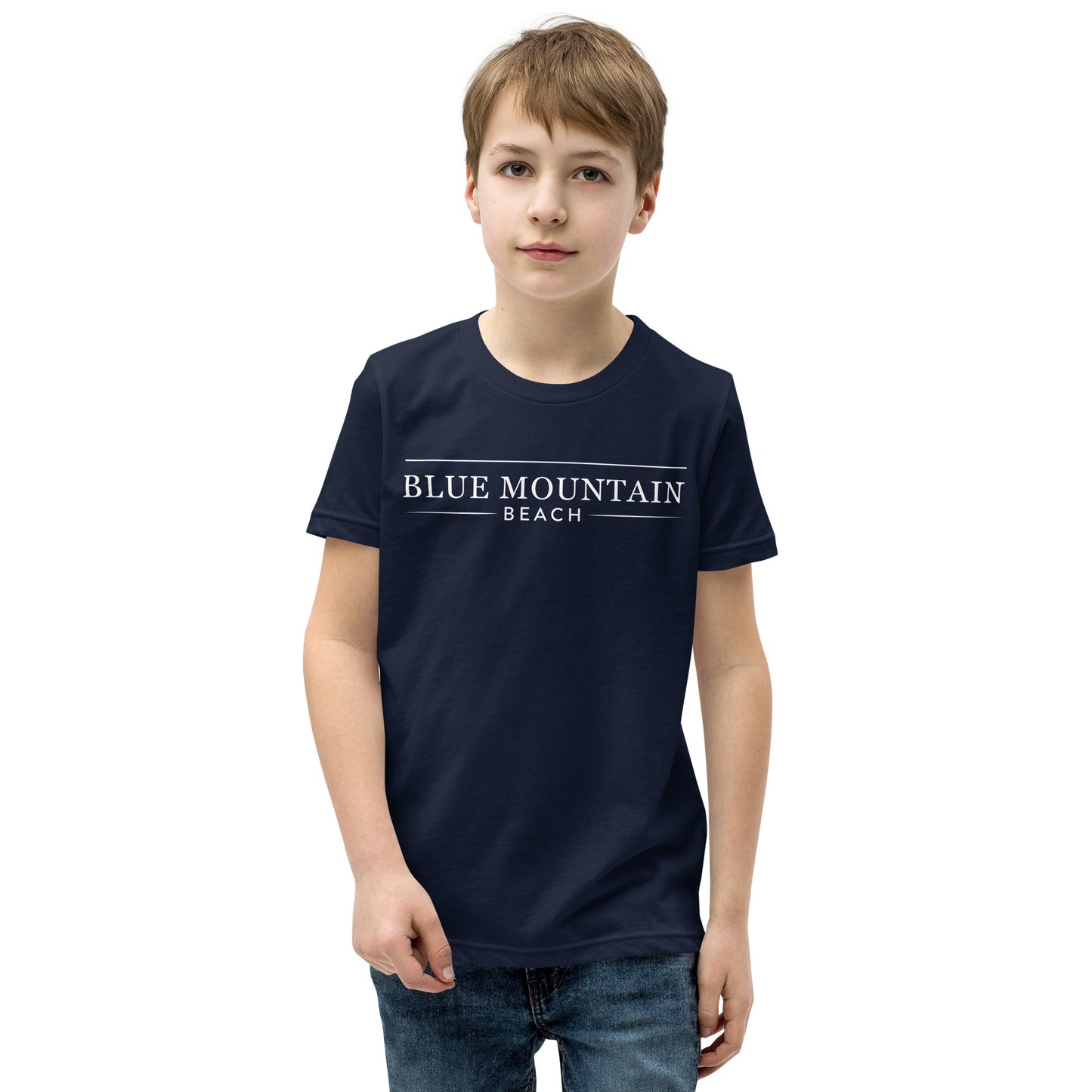 Blue Mountain Beach Youth Short Sleeve T-Shirt