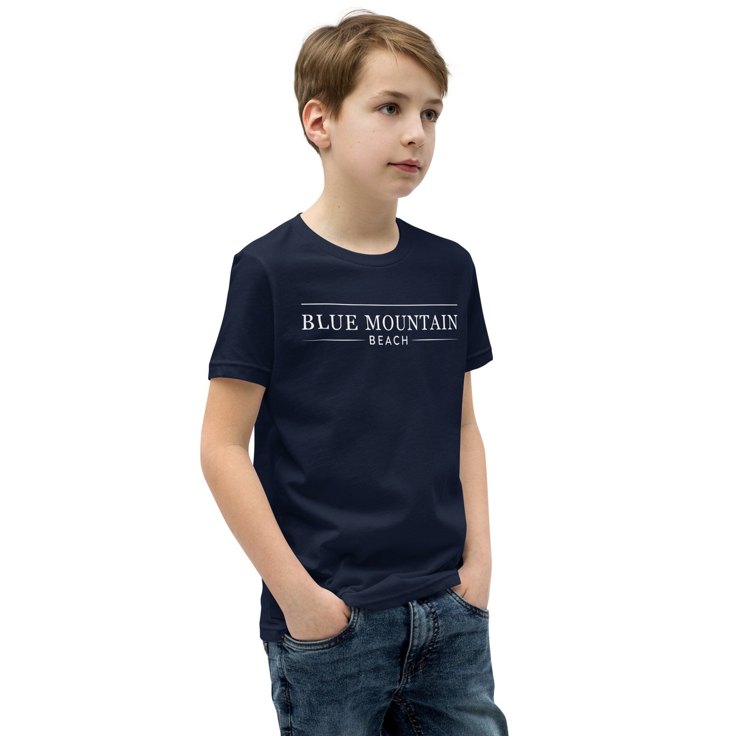 Blue Mountain Beach Youth Short Sleeve T-Shirt