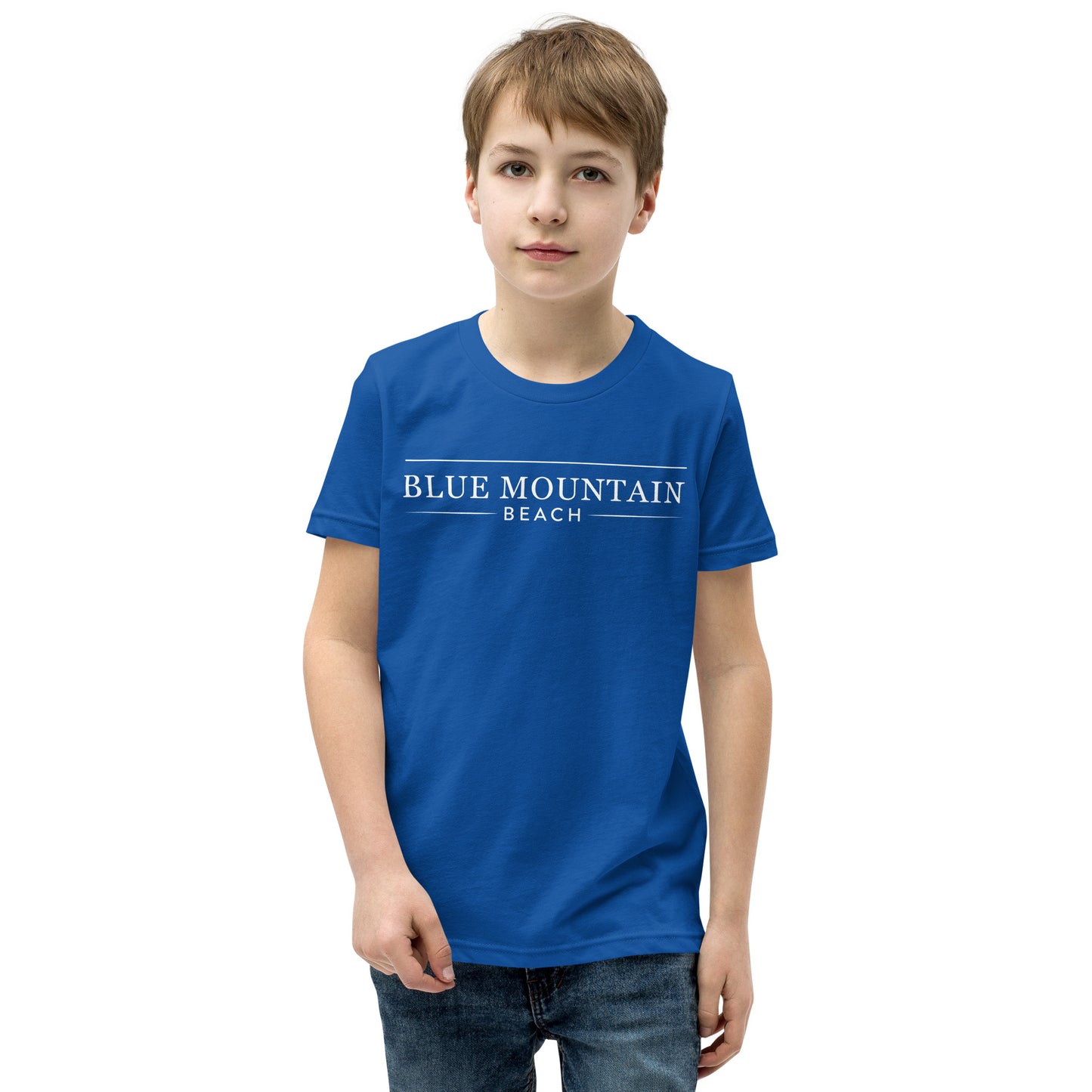 Blue Mountain Beach Youth Short Sleeve T-Shirt