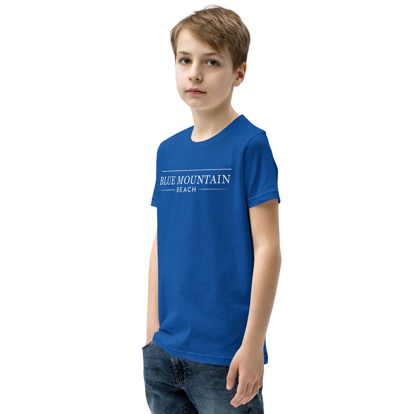 Blue Mountain Beach Youth Short Sleeve T-Shirt