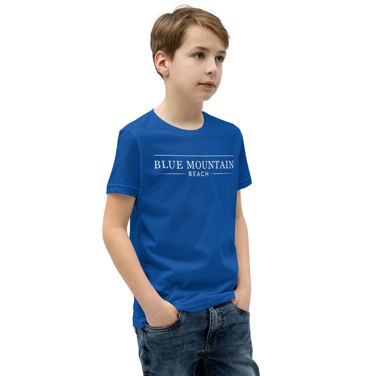 Blue Mountain Beach Youth Short Sleeve T-Shirt